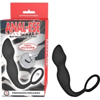 Anal-ese Collection Buttplug Cockring Black