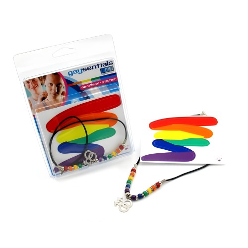 Gaysentials Necklace Sticker Combo