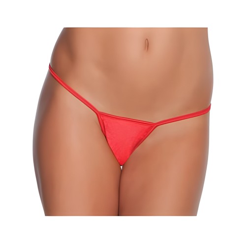 Panty G-String Rojo XL