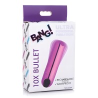 10x Rechargeable Vibrating Bullet - Purple