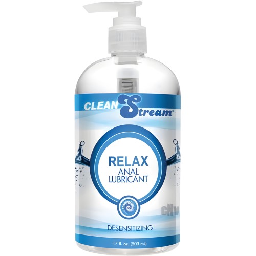 Clean Stream Relax Desensitizing Anal Lube 17.5oz - Comfort in Anal Play