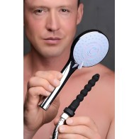 Cabezal de Ducha con Boquilla de Silicona para Enema