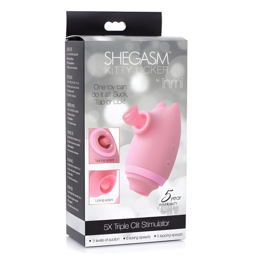 Kitty Licker 5x 3 En 1 Estimulador Clitoriano