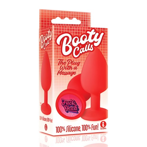 Plug Anal de Silicona The 9's Booty Call Rojo