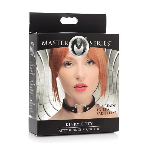 Kinky Kitty Ring Choker - Playful Elegance