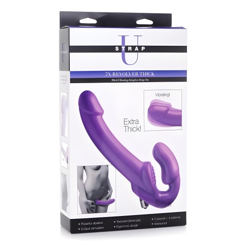 7x Revolver Strap-on Vibrador Grueso - Placer Intenso