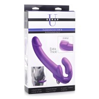 7x Revolver Thick Vibrating Strap-on - Intense Pleasure