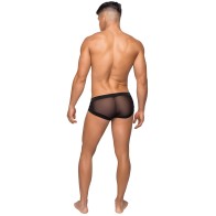 Hoser Stretch Mesh Micro Mini Shorts - Black XL
