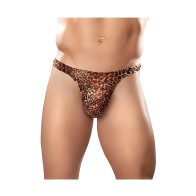 Male Power Wonder Thong | Animal Print