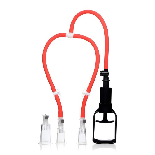 3 Way Nipple and Clitoral Pump System
