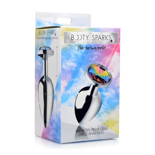 Rainbow Prism Gem Anal Plug Large