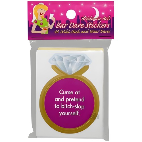 Bride To Be's Bar Dare Stickers