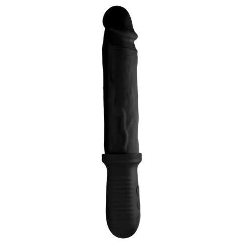 8x Auto Pounder Vibrating Dildo - Black