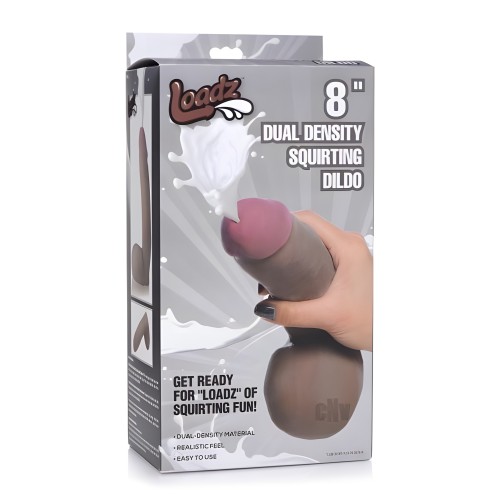 Dual Density Squirting Dildo - 8 Inch