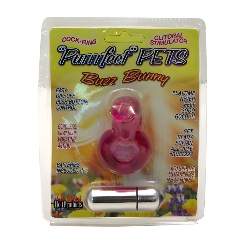 Purrrfect Pets Buzz Bunny Stimulator With Vibrating Bullet Purple