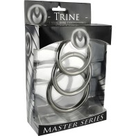 Trine Steel Cock Ring Collection 3 Piece