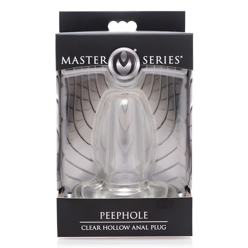Plug Anal Hueco Claro Peephole Pequeño