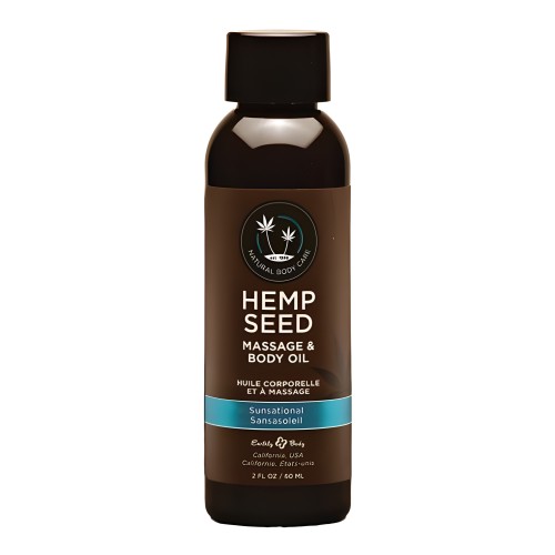 Aceite de Masaje y Cuerpo Earthly Body - 2 Oz Sunsational