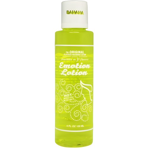 Loción Calentadora Emotion Sabor Plátano