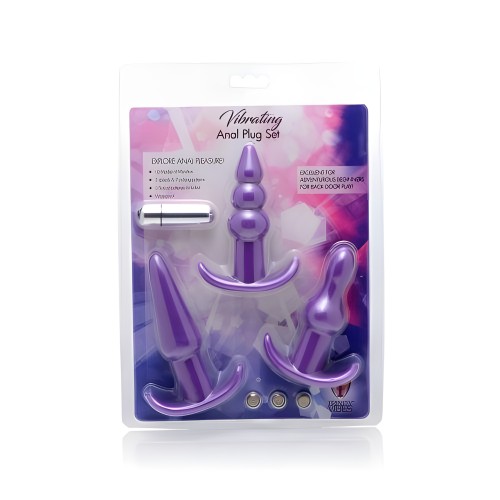 Set de 4 Plug Anal Vibrante Trinity Vibes