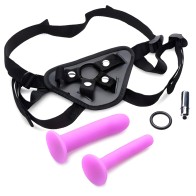 Double-G Deluxe Vibrating Strap On Kit - Adjustable & Fun
