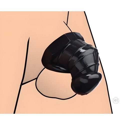 Detained Black Chastity Cage