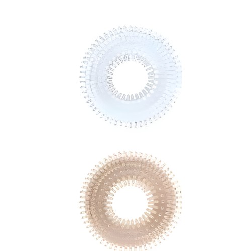 Mack Tuff Ribbed Cock Rings 2 Pack