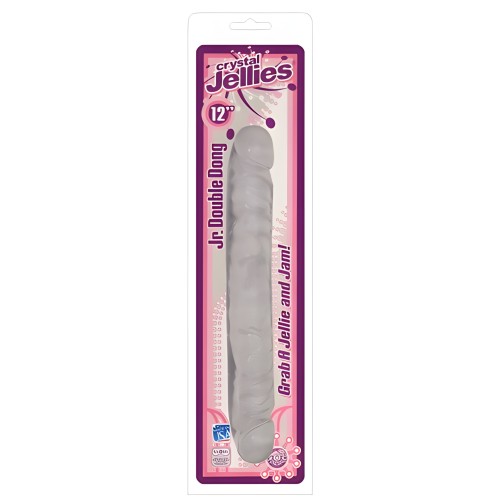 Jellies Jr 12" Double Dong - Transparente