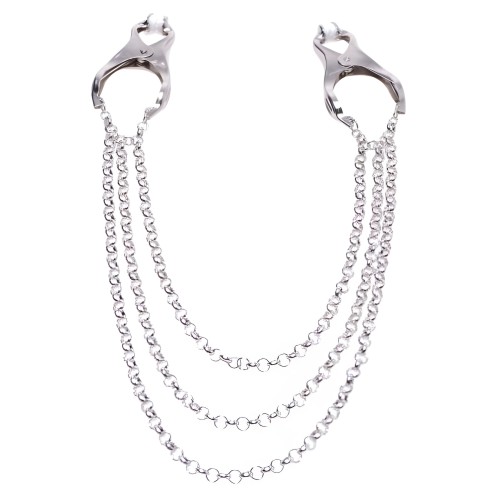 Affix Triple Chain Nipple Clamps