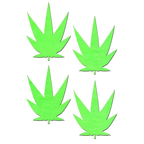 Pastease Petites Glow in the Dark Leaf - One Size