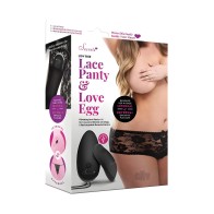 Secrets Vibrating Low Rise Panty Black Queen