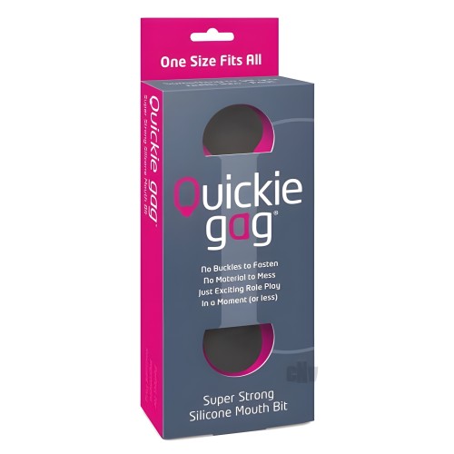 Quickie Bit Gag - Black