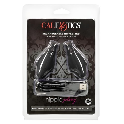 Nipple Play Rechargeable Nipplettes - Black