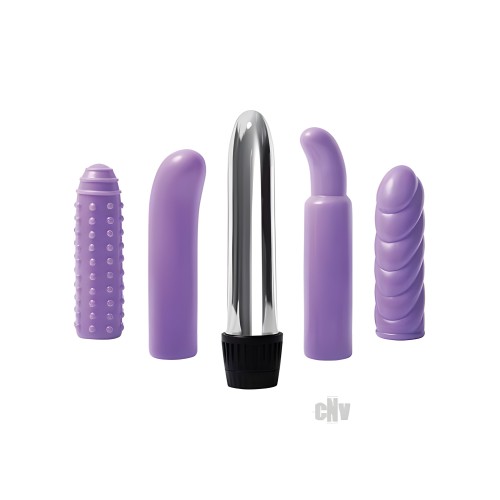 Evolved Multi Sleeve Vibrator Kit Purple