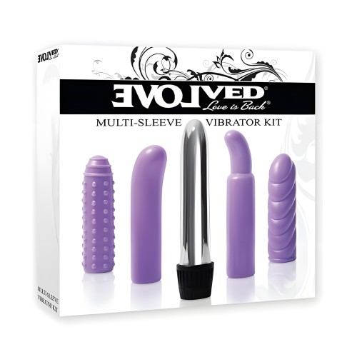 Kit de Vibrador Multi Sleeve Evolved Púrpura