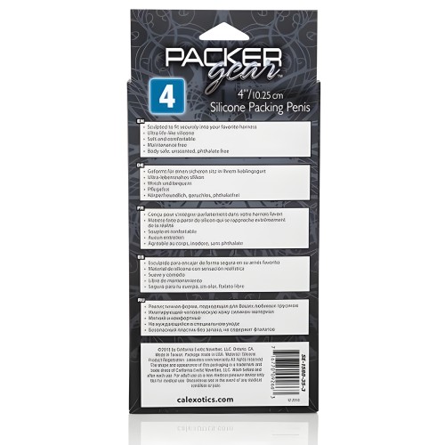 Pene de Silicona Packer Gear 4 Pulgadas
