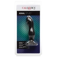 Silicone Anal Stud Black Plug