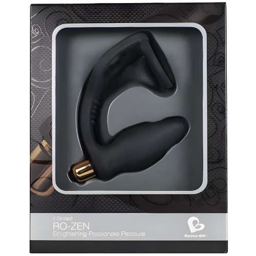Anillo C Negro RO-Zen con Sonda Prostática Vibrante
