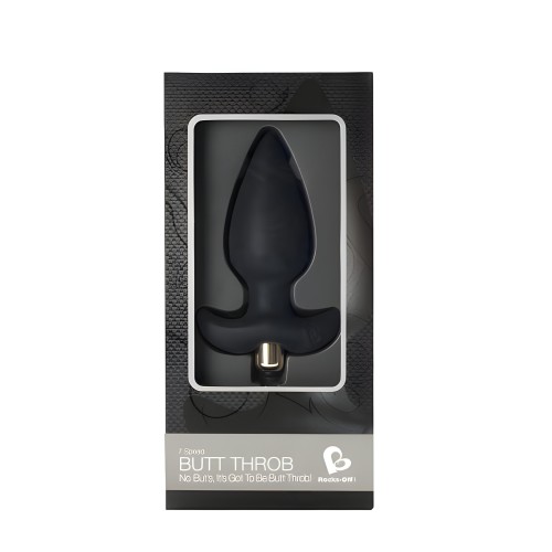 Plug Vibrador Butt Throb Negro - Estimulador Prostático