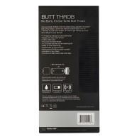 Plug Vibrador Butt Throb Negro - Estimulador Prostático