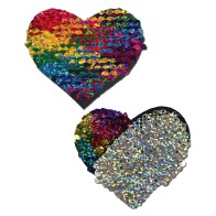 Pastease Color Changing Flip Sequins Heart - One Size