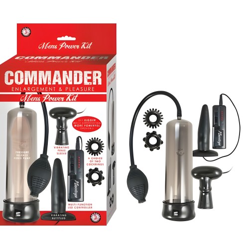 Kit de Poder Masculino Commander Negro