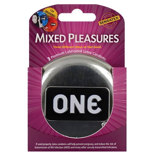 Condones de Satisfacción Mixta One - caja de 3