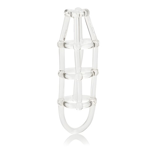 Cock Cage Enhancer 4.5 Inch - Clear