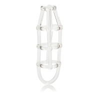 Cock Cage Enhancer 4.5 Inch - Clear