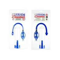 Bomba de Pene Básica Esenciales Azul