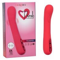 Throb Thumper Pink Vibrator - Powerful Thumping Action