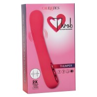 Throb Thumper Pink Vibrator - Powerful Thumping Action