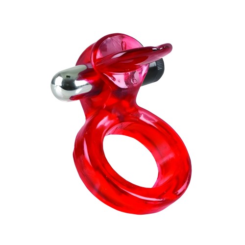 Clit Flicker Con Estimulador Inalámbrico - Rojo