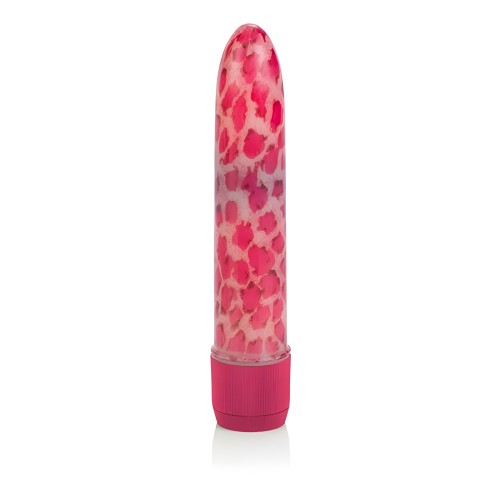 Masajeador Mini Leopardo Rosa - 4.5" Vibrante